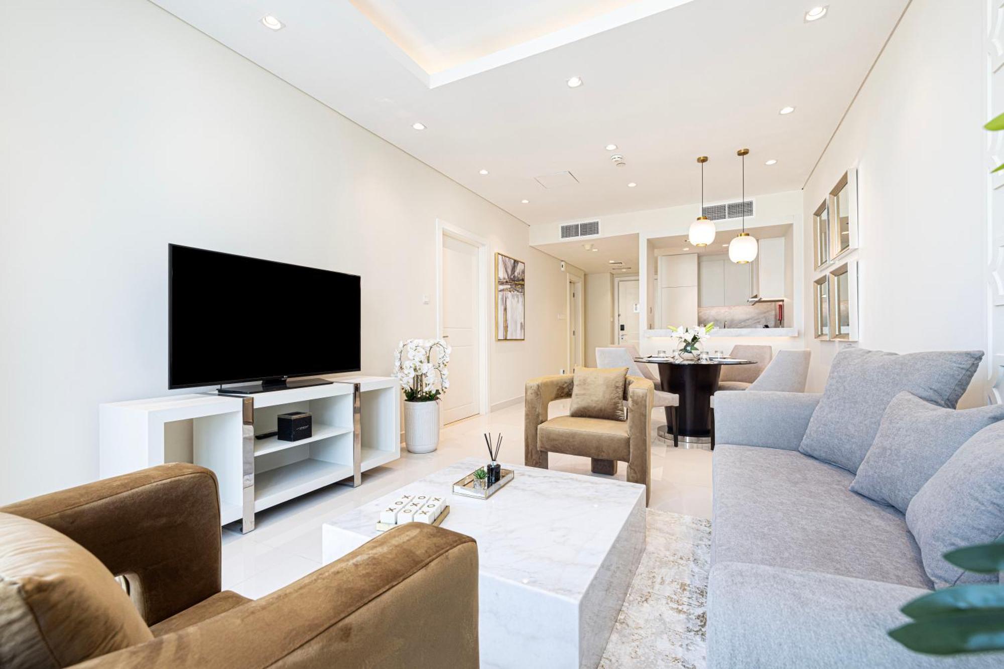 Magnificent - Damac Distinction Downtown Apartment Dubai Luaran gambar